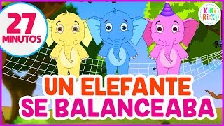 Un elefante se balanceaba Canciones infantiles educativas y mucho Más [upl. by Butta]