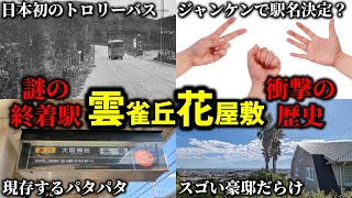 【謎の終着駅】カッコ良すぎる駅名「雲雀丘花屋敷」のヤバすぎる歴史【何がある？】 [upl. by Jeffry499]