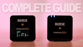 How to Use the RODE Wireless GO II to Capture Great Audio  Beginners Guide [upl. by Akienom]