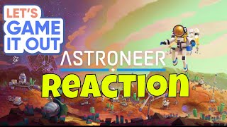 quotProquot Reacts to Lets Game it Out Astroneer Video [upl. by Shyamal]