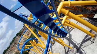 Goliath Front Seat POV 2019 FULL HD Six Flags Fiesta Texas [upl. by Oirotciv]