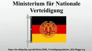 Ministerium für Nationale Verteidigung [upl. by Hameerak]