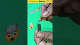 Coreless Motor inside 😱💯 mini coreless Motor🤯🤯 drone motor dcmotorscinceshortscraft [upl. by Araiet]