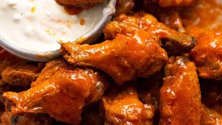 Baked Buffalo Wings  CRAZY CRISPY [upl. by Oirramed]