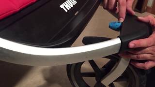 How to Adjust the Tilt on the Front Wheel of a Thule Urban Glide [upl. by Uzzia]