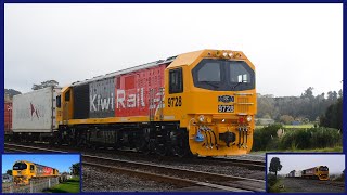 The Tauranga Railscene ft brandnew DL 9728  late May 2023 HD [upl. by Renckens211]