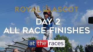 ALL RACE FINISHES FROM DAY 2 OF ROYAL ASCOT 2023 [upl. by Notgnilra]