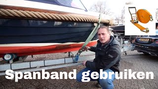 BOOT OP TRAILER VAST MAKEN  TIPS MET DE BOTEN DOKTER [upl. by Annad]