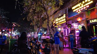 Cambodia Nightlife in Phnom Penh City Street 136  Tourism amp Nightlife 2023 [upl. by Greenwald102]