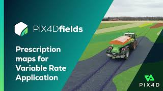 Prescription maps for Variable Rate Application  PIX4Dfields Tutorials [upl. by Caplan]