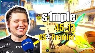 s1mple 45Kills on Premier vs Fake Ackerman mirage  Dec 12 2023  CS2 POV [upl. by Icyak727]