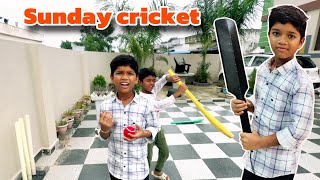 Sunday Funday with cricket  Kannayya videos  Trends Adda vlogs [upl. by Nosirrag]