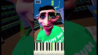 INCREDIFLUTE SPRUNKI FluteDude  Piano Tutorial [upl. by Odlopoel342]