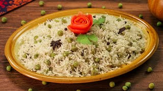 Matar Pulao Recipe By SooperChef [upl. by Sucramad]