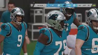 Lions vs Panthers Madden 23 Gameplay [upl. by Anaik]