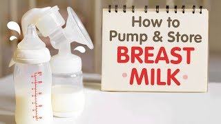 How To Pump and Store Breast Milk [upl. by Aes]