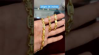 25 gm gold chain design shagun jewellers SHAGUNJEWELLERSMUMBAI [upl. by Silisav]