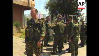 KOSOVO PRISTINA BRITISH KFOR CHIEF MEETS RUSSIAN COUNTERPART [upl. by Leifer]