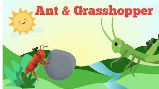 Ant amp Grasshopper  Story time  English moral stories [upl. by Tomas]