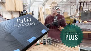 Rubio Monocoat Sheen Plus on Ebonized Ash [upl. by Eckart]