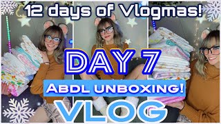 Vlogmas day 7 Lets talk  ABDL unboxing amp Vegan Alfredo [upl. by Leonelle]