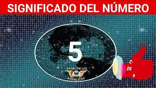 NUMEROLOGÍA🤍Significado del número 5❓ Numero 5 en lo espiritual🙏numero 5 NUMERO [upl. by Dewie]