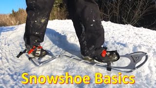 Snowshoe Basics  Hiking for Beginners [upl. by Ainej]