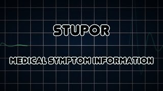 Stupor Medical Symptom [upl. by Jereme]