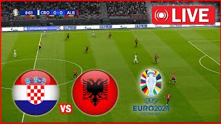 🔴Jetojnë Kroacia vs Shqipëria  UEFA EURO 2024  Ndeshje live sot [upl. by Eugene]