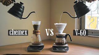 Chemex VS V60 Pour Over [upl. by Lieno]