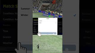 how to play snow mode in efootballeFootball Tutorial shorts [upl. by Am]