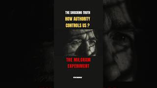 SHOCKING TRUTH OF THE MILGRAM EXPERIMENT  HOW AUTHORITY CONTROLS US ‼️😱 experiment shorts [upl. by Adnih699]