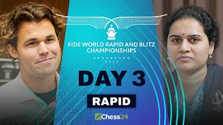 TITLE DECIDER Can Magnus Be Defeated Wholl Be Womens Champ  FIDE World Rapid Championship 2023 [upl. by Bennir]