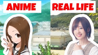 Takahashi Rie Visits Takagisans Anime School IRL [upl. by Notxed744]