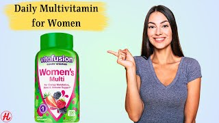 Vitafusion Women’s Multivitamin Gummies  For Energy Metabolism Bone amp immune Support [upl. by Schoenberg]