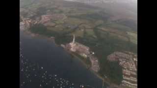 Inverkip Power Station  chimney death from a birds eye view [upl. by Ahscrop]