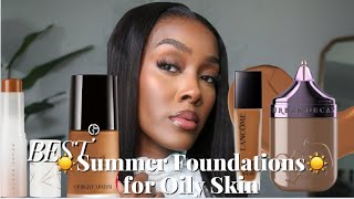 Best Summer Foundations Oily Skin  Humidity and Sweat Resistant [upl. by Noitsuj]