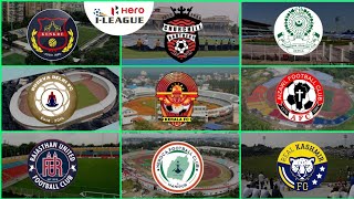 I league 202223 Stadium  I league all clubs stadium  i league [upl. by Romonda]