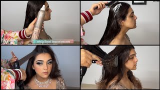 MOUSSE APPLICATION  HAIR PREPARATION  LONG LASTING CURLS  HOW TO MAKE NEAT HAIRSTYLE [upl. by Audres]