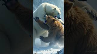 Polar Bear Vs Grizzly Bear कौन जीतेगा 🤔 By info fact News [upl. by Ijuy]