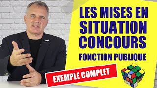 Mises en situation concours fonction publique avec EXEMPLE complet [upl. by Lussier]