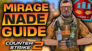 Mirage Nades YOU MUST LEARN in CS2 [upl. by Ligriv]