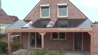 Overkapping met zonnepanelen [upl. by Rabbi]