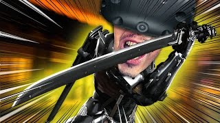 SOU UM CYBER NINJA EM REALIDADE VIRTUAL GAME SENSACIONAL [upl. by Gredel676]