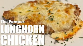 Famous Longhorn ChickenParmesan Crusted Chicken [upl. by Anemij]