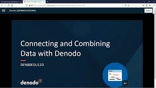 Denodo Ondemand Training [upl. by Elohcim]