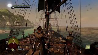 PS4 Assassins Creed IV Black Flag  Lvl60 Man O War easy capture [upl. by Hanoy]