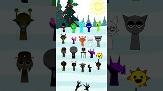 NormalampHorror Sprunki Christmas Treeincrediboxsprunki sprunki sprunkimod christmas short [upl. by Noemad]