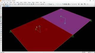 3Analysis Of Simple Solid Slab model On Sap2000 with Start Of EXCEL [upl. by Suedaht]