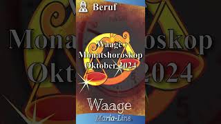 Waage BERUF 👷‍♀️ Horoskop Oktober 2024 [upl. by Ahso998]